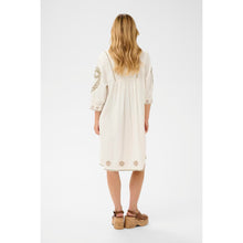 Load image into Gallery viewer, Cream Rosetta Dress
