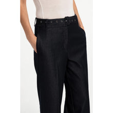 Load image into Gallery viewer, YAYA 01-301282-609 Woven trousers with Belt and Subtle Sheen
