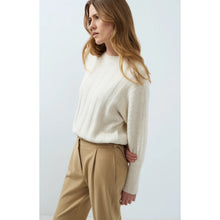 Load image into Gallery viewer, YAYA 01-000631-609 Sweater with Batwing Sleeves and Drawcord Hem
