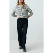 Load image into Gallery viewer, YAYA 01-301282-609 Woven trousers with Belt and Subtle Sheen

