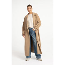Load image into Gallery viewer, YAYA 02-011026-609 Extra Long Wool Blend Coat with Oversized Fit
