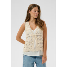 Load image into Gallery viewer, Cream Lotu Vest Waistcoat
