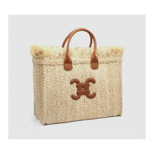 Load image into Gallery viewer, On Trend Straw Beach Bag
