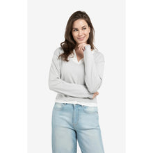 Load image into Gallery viewer, YAYA 01-000557-602 Sweater with Layered Look and Contrast Neckline
