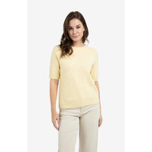 Load image into Gallery viewer, YAYA 01-000458-602 Soft Sweater with Short Sleeves and Round Neckline
