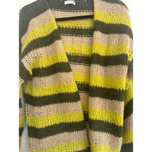 Load image into Gallery viewer, Felicity Stripe Bubble Shape Cardigan
