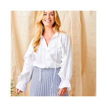Load image into Gallery viewer, Suzy D Gazania Frill Shirt
