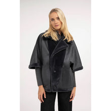 Load image into Gallery viewer, YAYA 02-009089-610 Oversized Reversible Faux Fur Jacket
