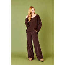 Load image into Gallery viewer, Suzy D Ziggy Cord Wide Stretch Pants

