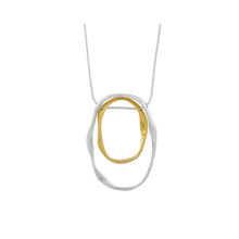 Load image into Gallery viewer, Dansk Elysian IN:STORE Adjustable Organic 2 Tone Necklace
