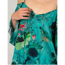 Load image into Gallery viewer, INOA Gypsy Rapa Flora Silk Top
