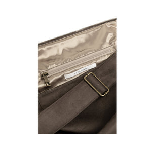 YAYA 03-009100-509 Suedine Crossbody Bag With Zip