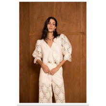 Load image into Gallery viewer, On Trend Crochet Lace Top
