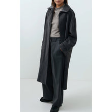 Load image into Gallery viewer, YAYA 02-009082-609 Long Faux Suede Coat With Detachable Collar
