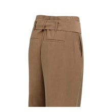 Load image into Gallery viewer, YAYA 01-301266-607 High Waist Trousers with Straight Legs and Scarf Belt
