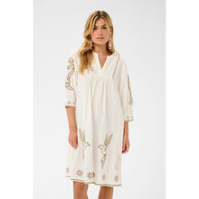 Load image into Gallery viewer, Cream Rosetta Dress
