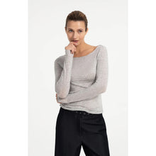 Load image into Gallery viewer, YAYA 01-709439-609 Long Sleeve Top With Boat Neck
