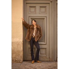 Load image into Gallery viewer, Cream Amalie Bootcut Jeans
