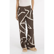 Load image into Gallery viewer, YAYA 01-301260-605 Woven Trousers with Wide Legs and Print
