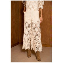 Load image into Gallery viewer, On Trend Crochet Lace Trousers
