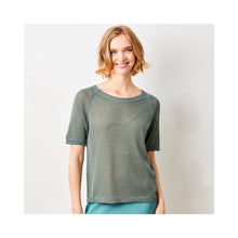 Load image into Gallery viewer, Suzy D Lumen Sparkly Knit Tee
