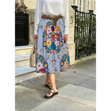 Load image into Gallery viewer, On Trend Floral Midi Skirt
