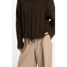 Load image into Gallery viewer, YAYA 01-000631-609 Sweater with Batwing Sleeves and Drawcord Hem
