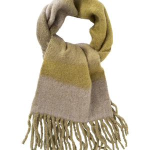 YAYA 510006-309 Scarf With Colour Accent And Tassels