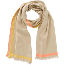 Load image into Gallery viewer, YAYA 501009-304 Scarf With Coloured Stripes
