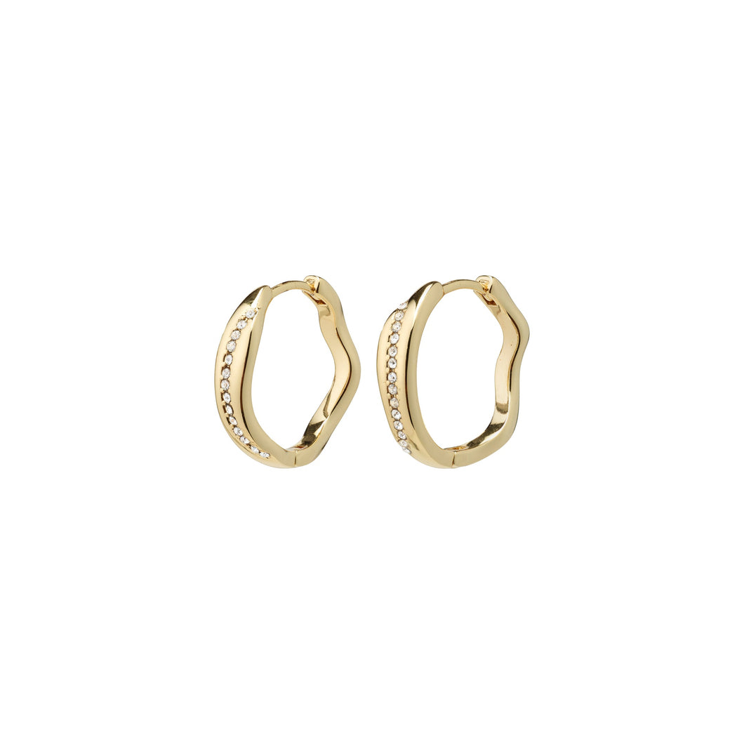 Pilgrim FREEDOM Crystal Hoop Earrings