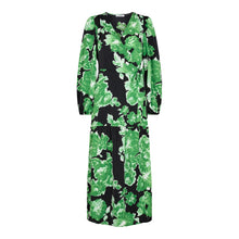Load image into Gallery viewer, Co Couture GREEN ROSE Wrap Dress
