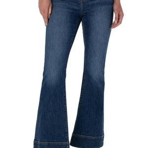 Liverpool Jeans High Rise Flare With Wide Hem
