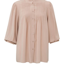 Load image into Gallery viewer, YAYA 201029-302 Blouse With Half Long Sleeves and a Ruffled Neck
