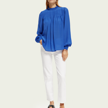 Load image into Gallery viewer, Scotch &amp; Soda 171068 Long-Sleeved Pintuck Blouse
