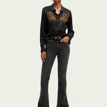 Load image into Gallery viewer, Scotch &amp; Soda 172274 Embroidered Silk Blouse
